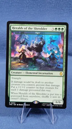 Heralds Of The Shredder Commander TMNT TMC 0053 R Rare Regular NM MTG Magic B - Image 1