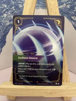 Defiant Dance [SFD - 196/221] - NM [Foil] TCG Riftbound - Image 1