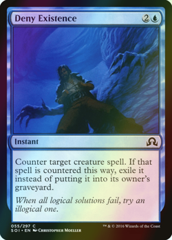 MTG Deny Existence Foil ** Shadows over Innistrad ** English (NM) - Image 1