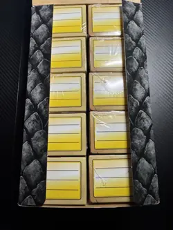 Dragon Shield Amber Matte Display - 10 Boxes Of 100 Protective Sleeves - Image 2