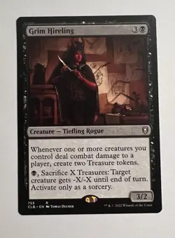 MTG Grim Hireling Commander Legends: Battle for Baldur's Gate Near Mint Regular - Image 1