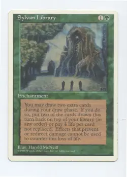 MTG Sylvan Library 4th Edition LP - Image 1