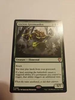 Ancient Greenwarden Commander: Outlaws of Thunder Junction Regular - Image 1