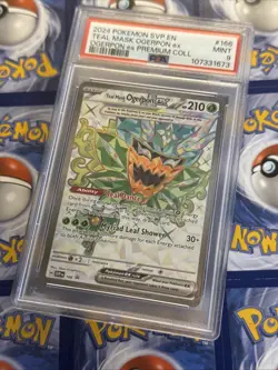 2024 Pokemon SVP EN - TEAL MASK OGERPON EX - Premium Coll #166 MINT PSA 9 - Image 1