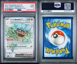 2024 Pokemon SVP EN - TEAL MASK OGERPON EX - Premium Coll #166 MINT PSA 9 - Image 5