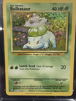Pokemon Bulbasaur 2023 TCG Classic 001/034 Holo CGC 10 Graded Card - Image 2