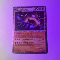 Pokemon Machamp Prime 95/102 Triumphant Holo Ultra Rare Stage 2 HP 150 Card - Image 1