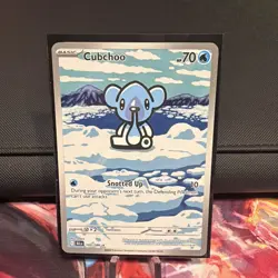 Pokemon TCG Cubchoo Illustration Rare Black Bolt 109/086 - Image 1