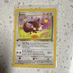 Pokemon TCG Eevee 1st Edition Jungle 51/64 Regular Common English - Image 1