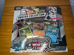 Pokemon TCG Scarlet & Violet Black Bolt & White Flare Unova Poster Collection - Image 1