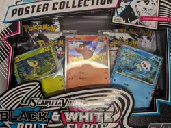 Pokemon TCG Scarlet & Violet Black Bolt & White Flare Unova Poster Collection - Image 3