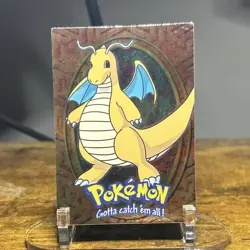 1999 Topps Pokemon Holo Foil Dragonite #149 E12 of 12 - Image 1