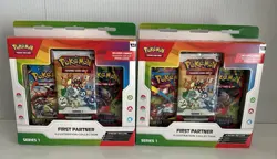 2x Pokemon First Partner Illustration Collection Series 1 New Sealed - In Hand - Image 1