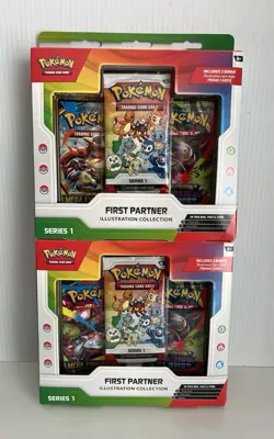 2x Pokemon First Partner Illustration Collection Series 1 New Sealed - In Hand - Image 2