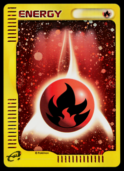 Fire Energy McDonald's E Minimum Pack E-Series Japanese Pokemon TCG 11250669 - Image 1