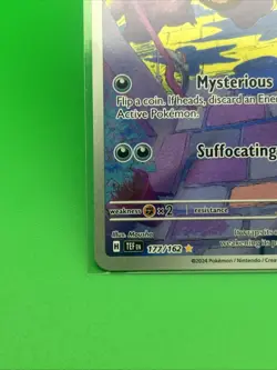 2024 Pokemon Scarlet & Violet Temporal Forces Gastly #177/162 Pack Fresh NM - Image 4