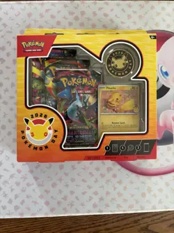 Pokemon TCG 2026 Pokemon Day 30th Anniversary Sealed Box Pikachu Promo 3 Packs - Image 1