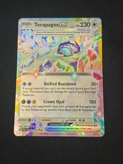 Terapagos ex 092/131 Sv: Prismatic Evolutions Holo Rare Pokemon TCG Near Mint - Image 1