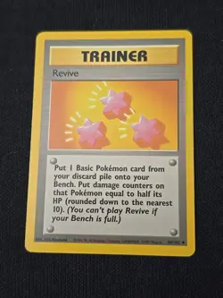 Revive 089/102 Base Set Regular WOTC Vintage Pokemon TCG Light Played - Image 1