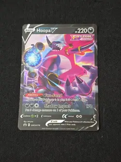 Hoopa V SWSH176 Black Star Promo Holo Rare Pokemon TCG Near Mint Condition - Image 1