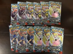 Pokemon TCG Scarlet and Violet Journey Together Booster Pack Lot x12 - Image 1