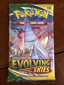 Pokemon Evolving Skies Sealed Booster Pack Duraludon Art - Image 1