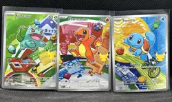 Pokemon Charmander, Squirtle, Bulbasaur 037, 038, 039 - First Partner 30th Gen 1 - Image 1
