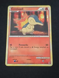 Cyndaquil 55/95 Call of Legends Regular Pokemon TCG Light Played Condition - Image 1