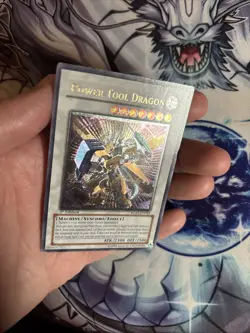 Yu-Gi-Oh! First Edition Ultimate Rare Power Tool Dragon RGBT-EN042 LP (WNU) - Image 4