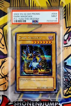 Yu-Gi-Oh! DARK MAGICIAN Power Of Chaos Yugi Promo PCY-004 PSA 9 SECRET MINT - Image 1