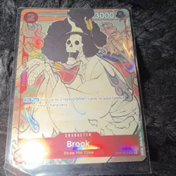 Bandai One Piece CCG Brook Character Card ST01-011 Foil Stamped English - Image 1