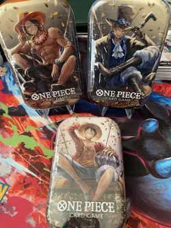 One Piece TCG - Mini Tins Vol.2 Complete Set Of 3 (TS-02 OP-13) FACTORY SEALED - Image 1
