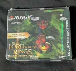MTG Magic Lord Of The Rings Tales Middle Earth Collector Booster Box Sealed - Image 1