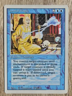 MTG - (x4) Control Magic, Revised Edition All 4 are in mintnear mint condition. - Image 2