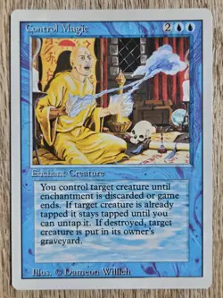 MTG - (x4) Control Magic, Revised Edition All 4 are in mintnear mint condition. - Image 4