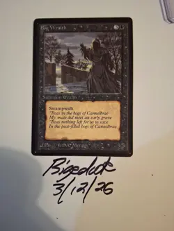 MTG Beta Bog Wraith - bigedude - Image 1