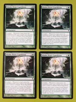 Khalni Heart Expedition x4 Zendikar 4x Playset Magic the Gathering MTG - Image 1