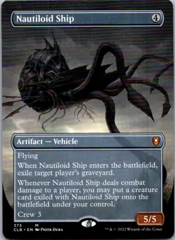 Nautiloid Ship (Borderless) M Commander Legends: BFBG 373 NM Normal - Image 1