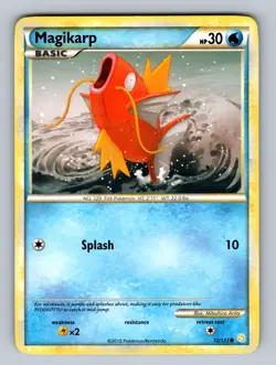 Magikarp 72/123 Common HeartGold SoulSilver NM - LP Pokemon TCG - Image 1