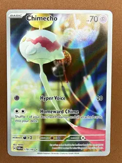 Pokemon Chimecho Sv06 Twilight Masquerade 179/167 Illustration Rare Holo 2024 - Image 1