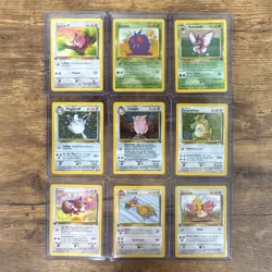 Pokemon TCG Vintage Jungle 1st edition and Unlimited Lot 9 Cards NM-MP! - Image 1