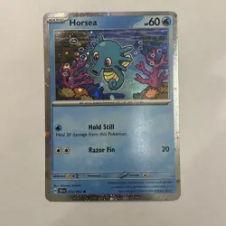 Horsea 10/64 Cosmos Holo Promo - Shrouded Fable Pokemon TCG - NM - Image 2