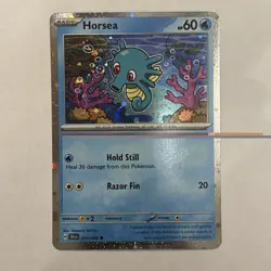 Horsea 10/64 Cosmos Holo Promo - Shrouded Fable Pokemon TCG - NM - Image 3
