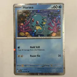 Horsea 10/64 Cosmos Holo Promo - Shrouded Fable Pokemon TCG - NM - Image 5