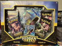 Pokemon Hidden Fates Sealed Gyarados Gx Collection Box - Image 1