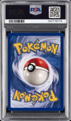 1999 POKEMON BASE SET UNLIMITED #1 ALAKAZAM-HOLO PSA 7 - Image 2