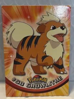 1999 Topps Series 1 Pokemon Growlithe #58 - Image 1