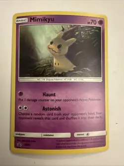 Mimikyu SM29 Black Star Promo Holo Sun Moon Pokemon TCG Holo 2017 NM-LP - Image 1