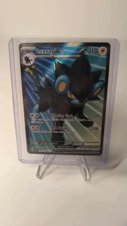 Pokemon TCG - Luxray EX 195/167 - Twilight Masquerade SV06 - Full Art Holo - NM - Image 1