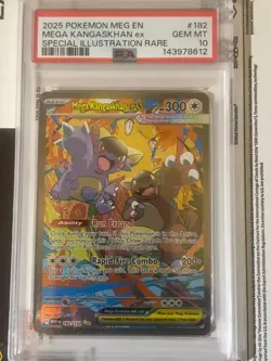 Pokemon Mega Evolution Mega Kangaskhan EX Sir 182/132 PSA 10 - Image 1
